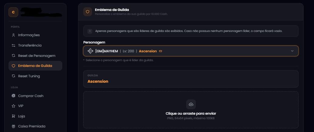 Imagem de patch notes